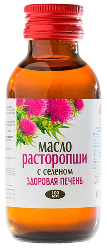 Расторопша Масло с селеном 100мл Биокор